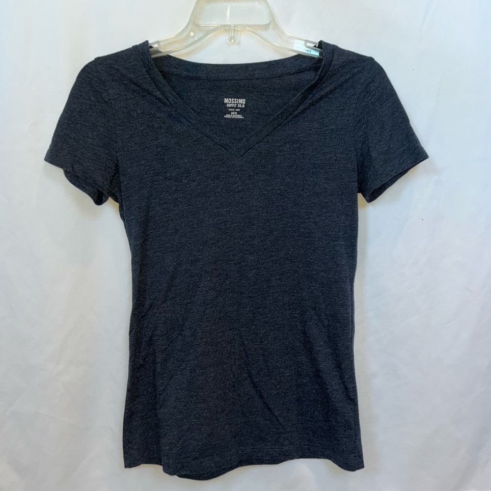 Mossimo Navy V-Neck Tee